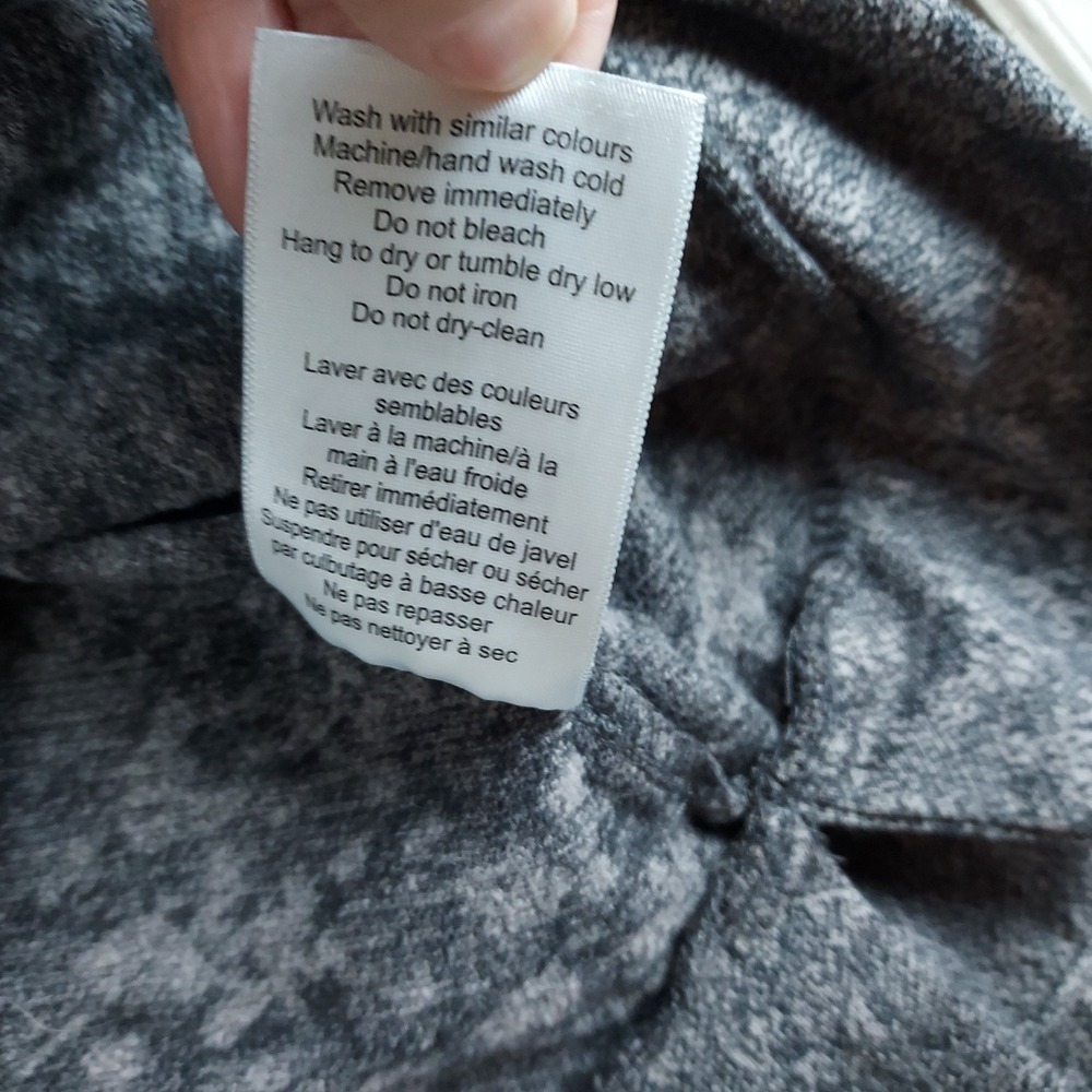 Mondetta Performance Luxe Hoodie Women's XL Gray Marled Stretch Athleisure - Picture 13 of 16